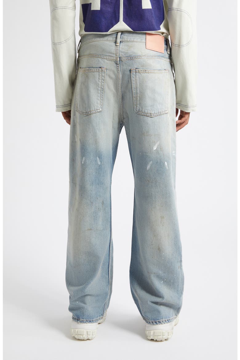 2021 Trafalgar Paint Slatter Wide Leg Jeans, Alternate, color, LIGHT BLUE