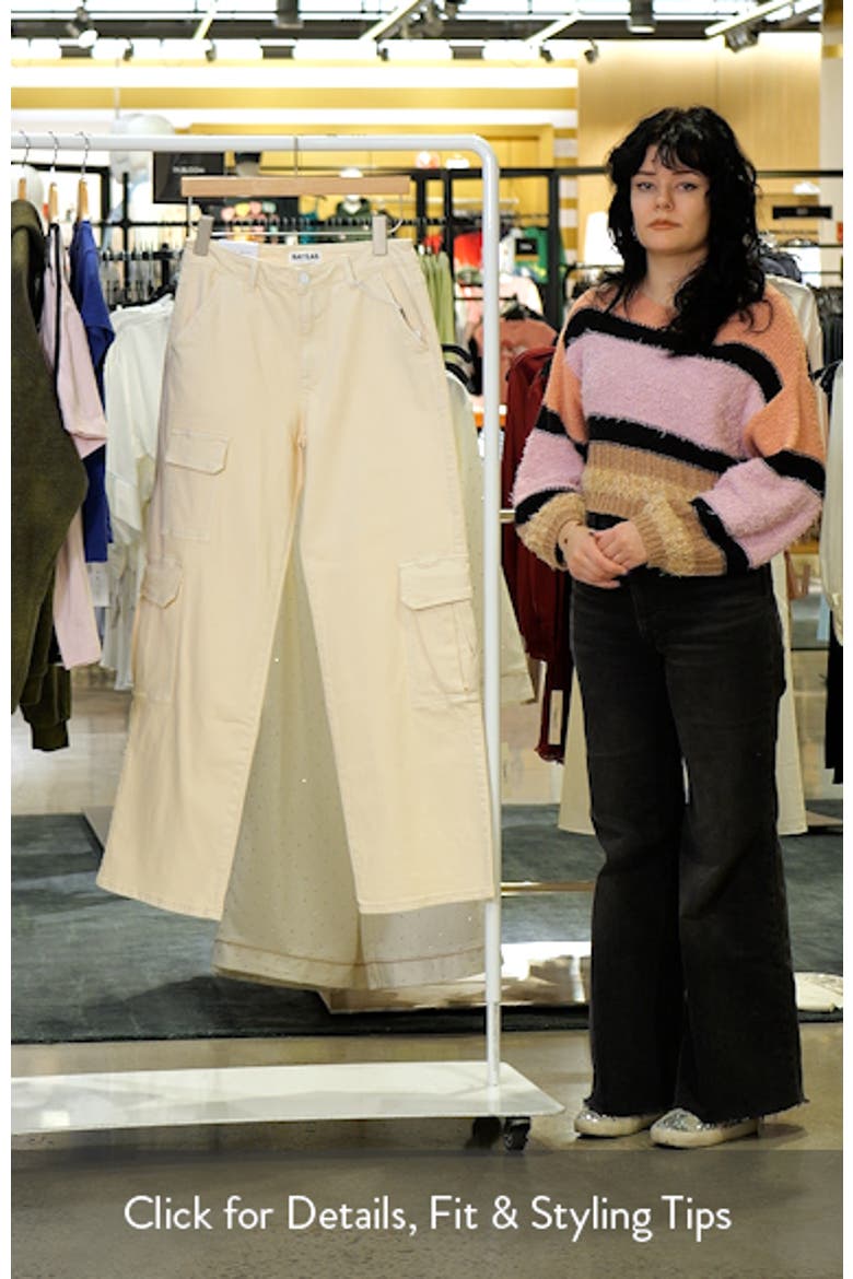 High Waist Cargo Wide Leg Jeans video