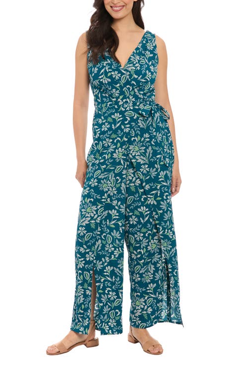 Floral Walk-Through Jumpsuit
