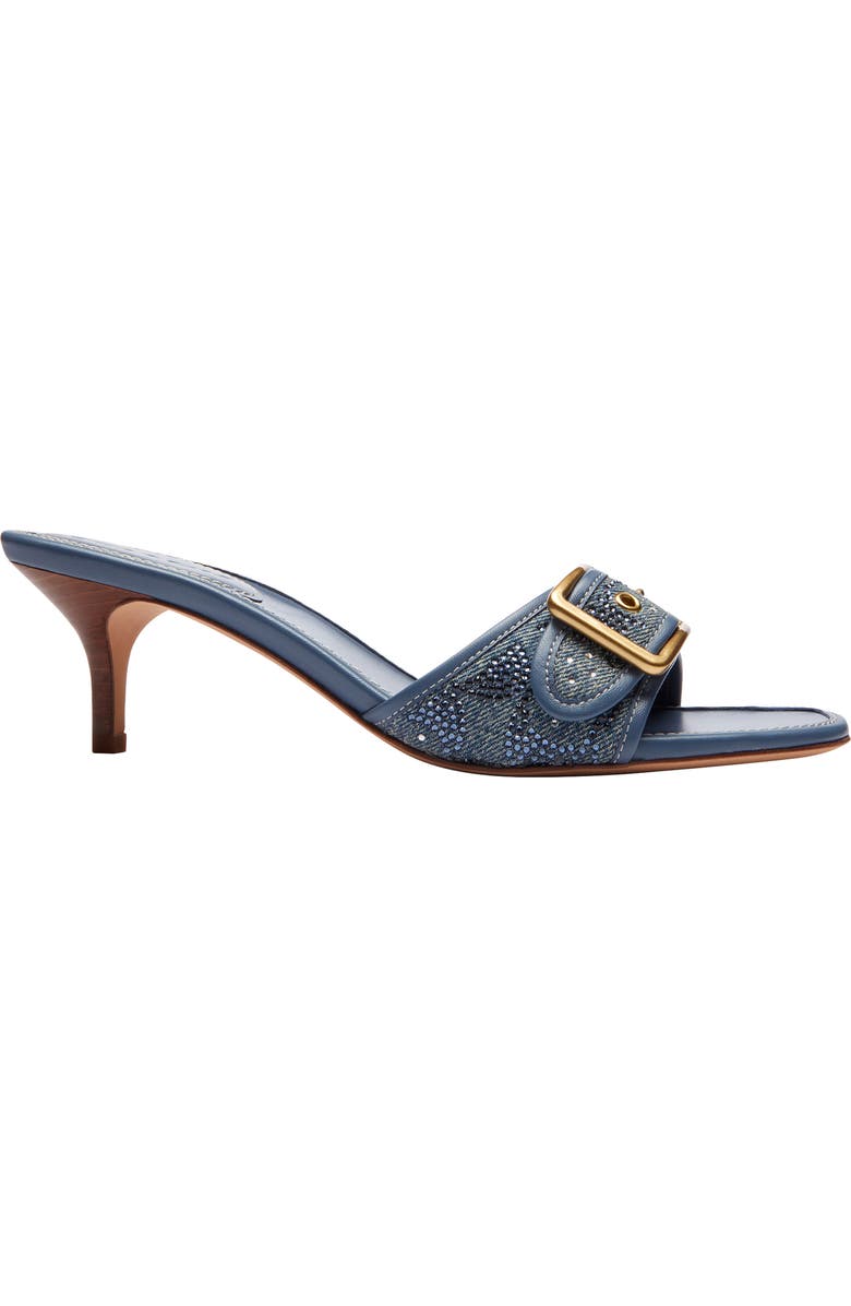 COACH Margot Crystal Sandal, Alternate, color, Denim.