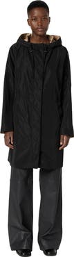 GERARD DAREL Ximena Hooded Reversible Parka Coat