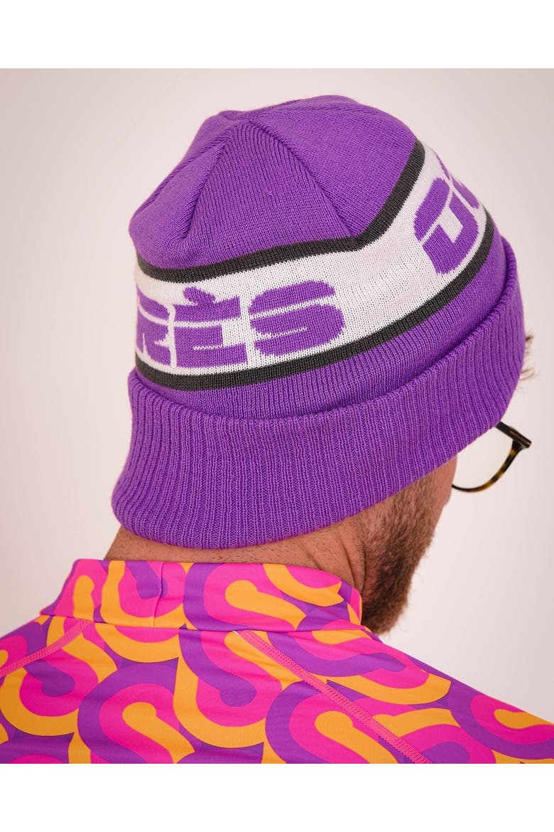 Après Beanie, Alternate, color, Purple, White, Grey