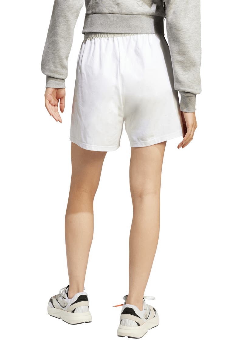 3-Stripes Shorts, Alternate, color, WHITE/ BLACK