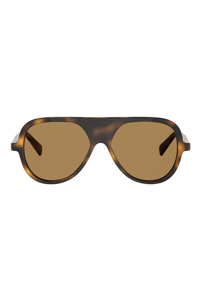 DFIL 55mm Pilot Sunglasses, Main, color, BLONDE HAVANA / ROVIEX