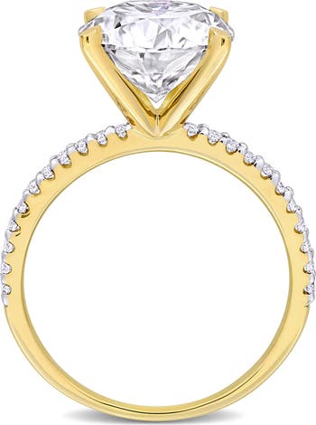 Lab-Created Moissanite Ring