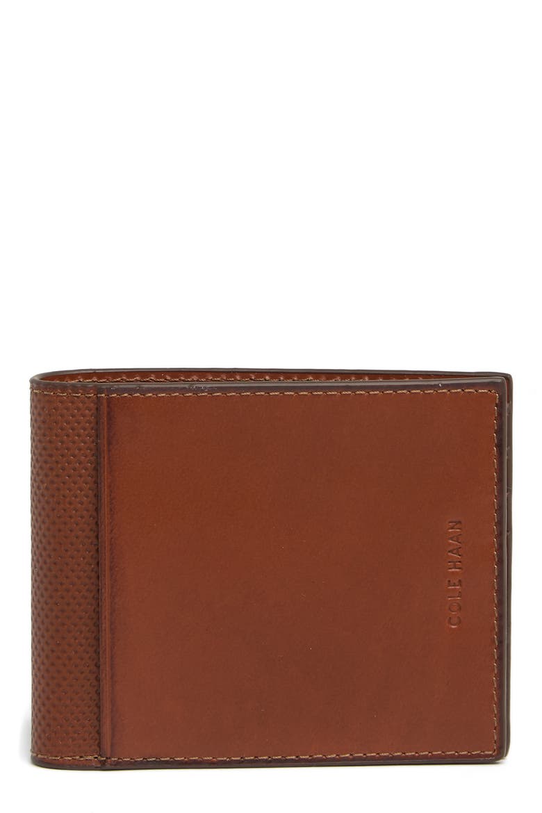 Gerstel Leather Passcase Wallet, Main, color, COGNAC