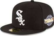 New Era Men's New Era Black Chicago White Sox 2005 World Series Wool 59FIFTY Fitted Hat