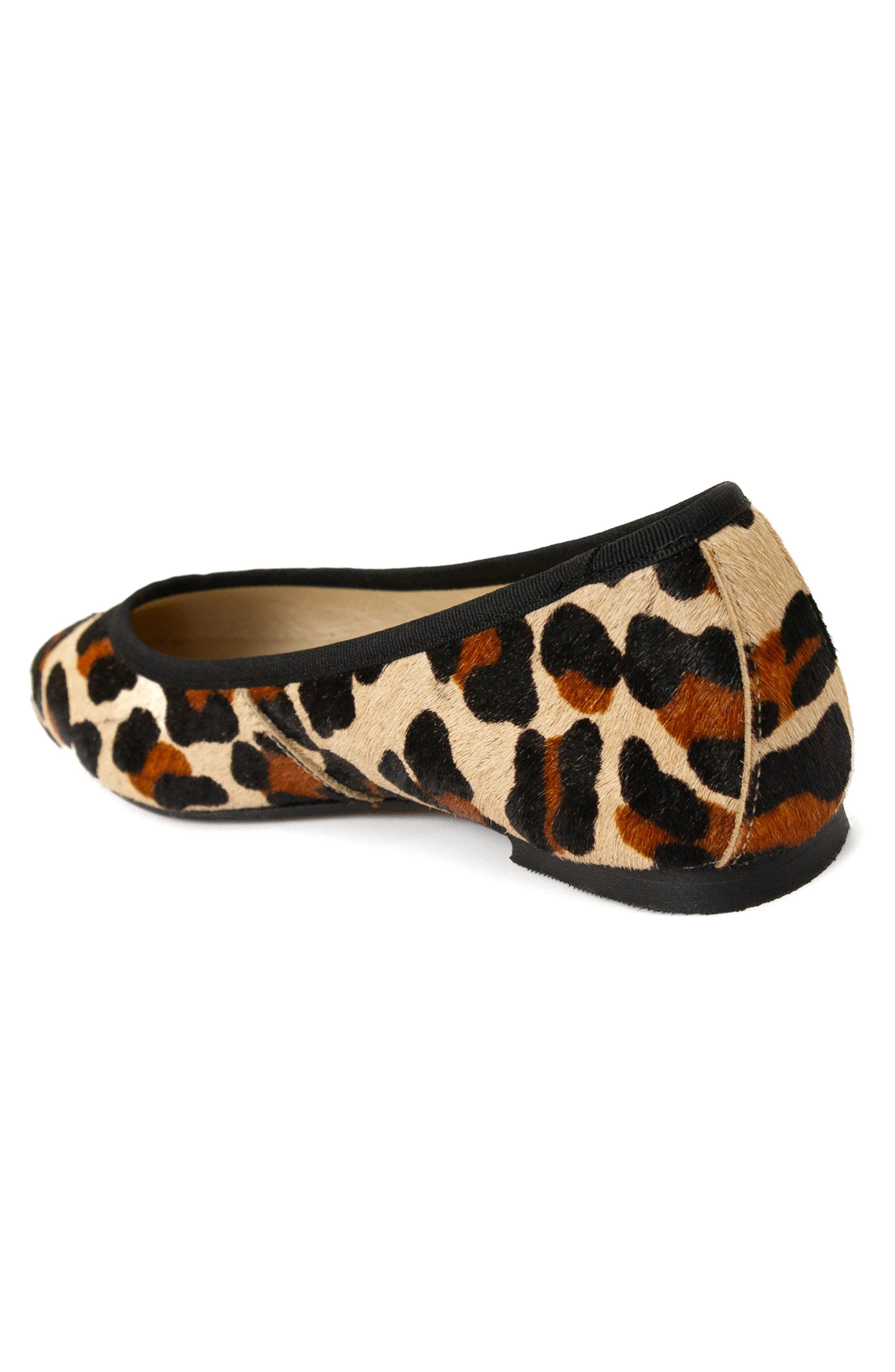 Menina Step Sandrine Ballet Flat, Alternate, color, Leopard Print