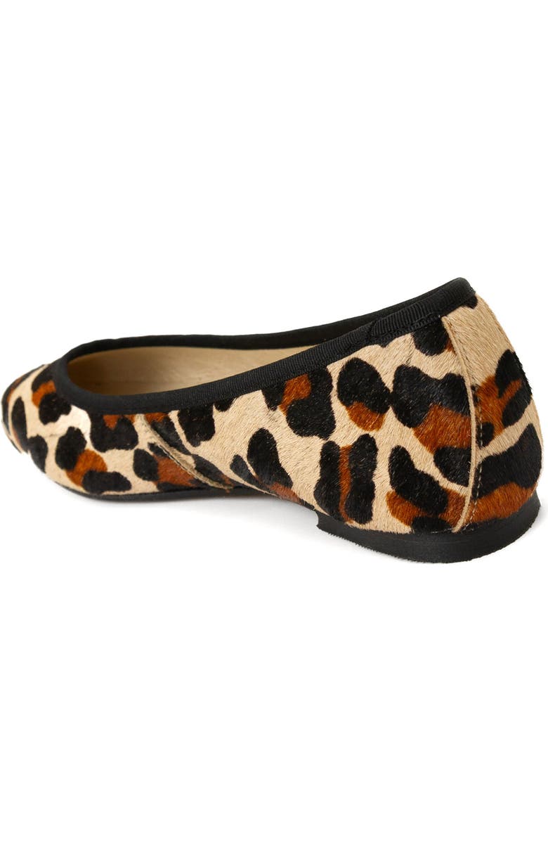 Menina Step Sandrine Ballet Flat, Alternate, color, Leopard Print