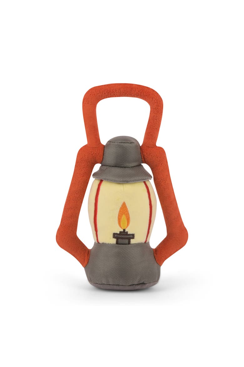 Camp Corbin Pack Leader Lantern, Plush Dog Toy, Squeaker, Crinkle, Main, color, Multicolored