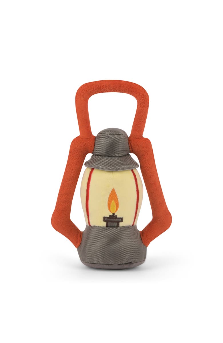 P.L.A.Y. Camp Corbin Pack Leader Lantern, Plush Dog Toy, Squeaker, Crinkle, Main, color, Multicolored