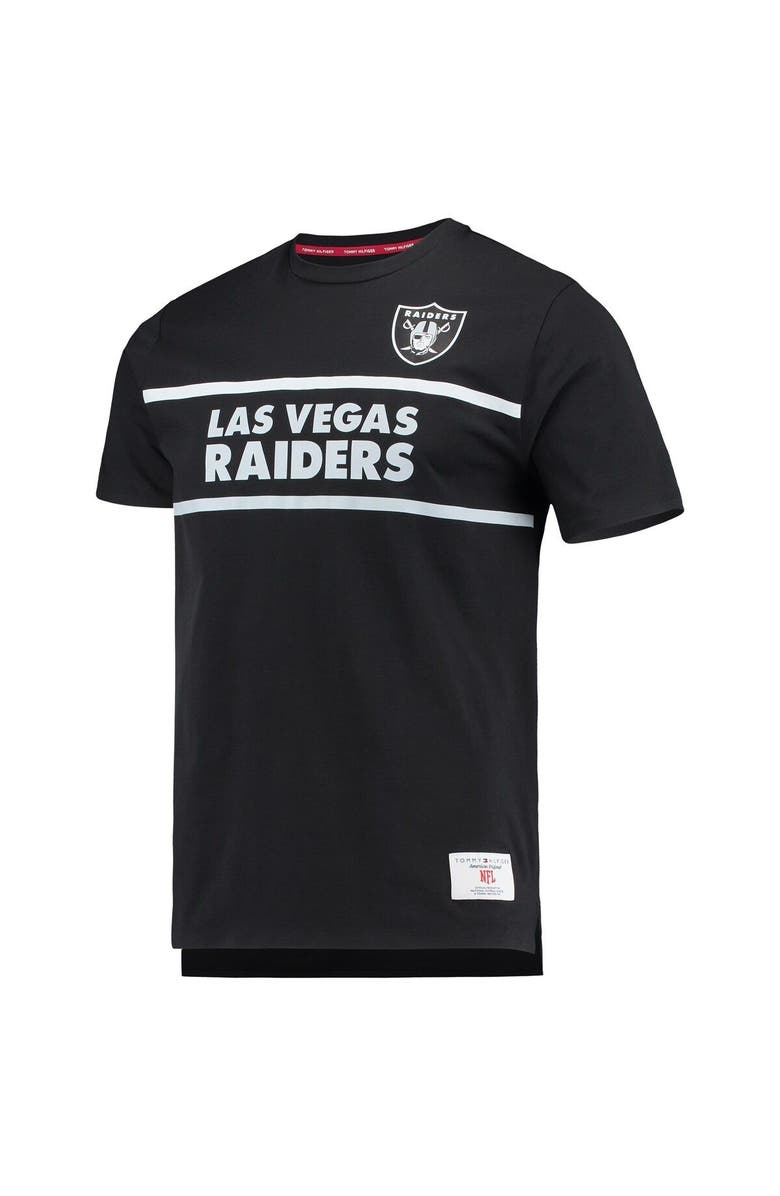 Tommy Hilfiger Men's Tommy Hilfiger Black Las Vegas Raiders The Travis T-Shirt, Alternate, color, 