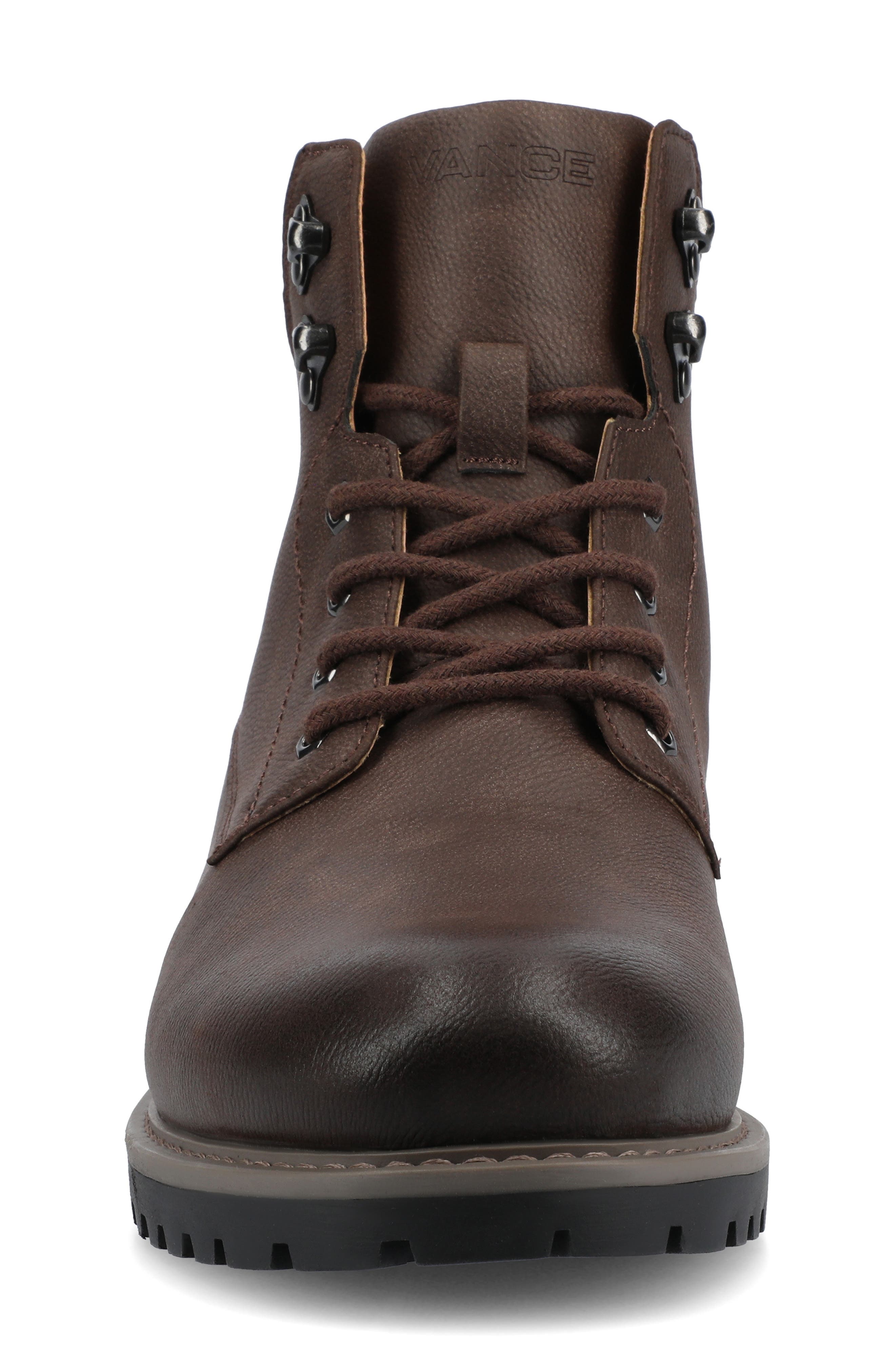 VANCE CO Rogue Lace-Up Boot, Alternate, color, Mahogany