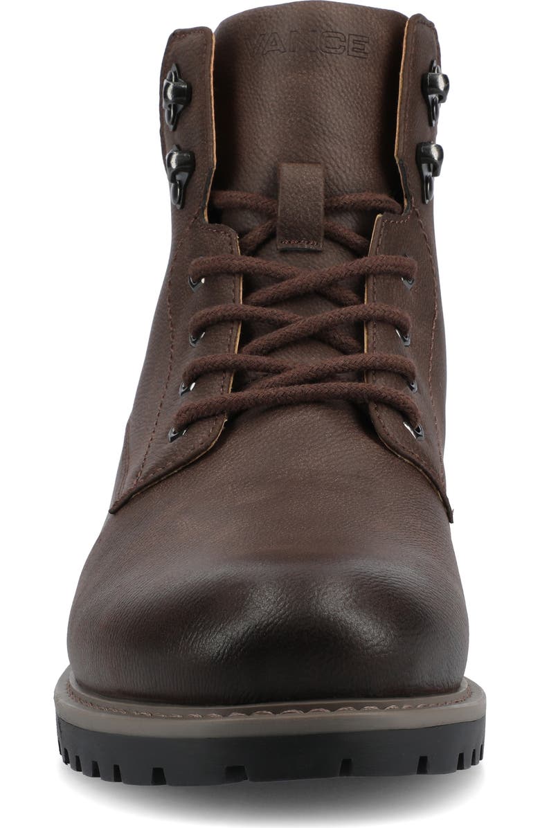 VANCE CO Rogue Lace-Up Boot, Alternate, color, Mahogany