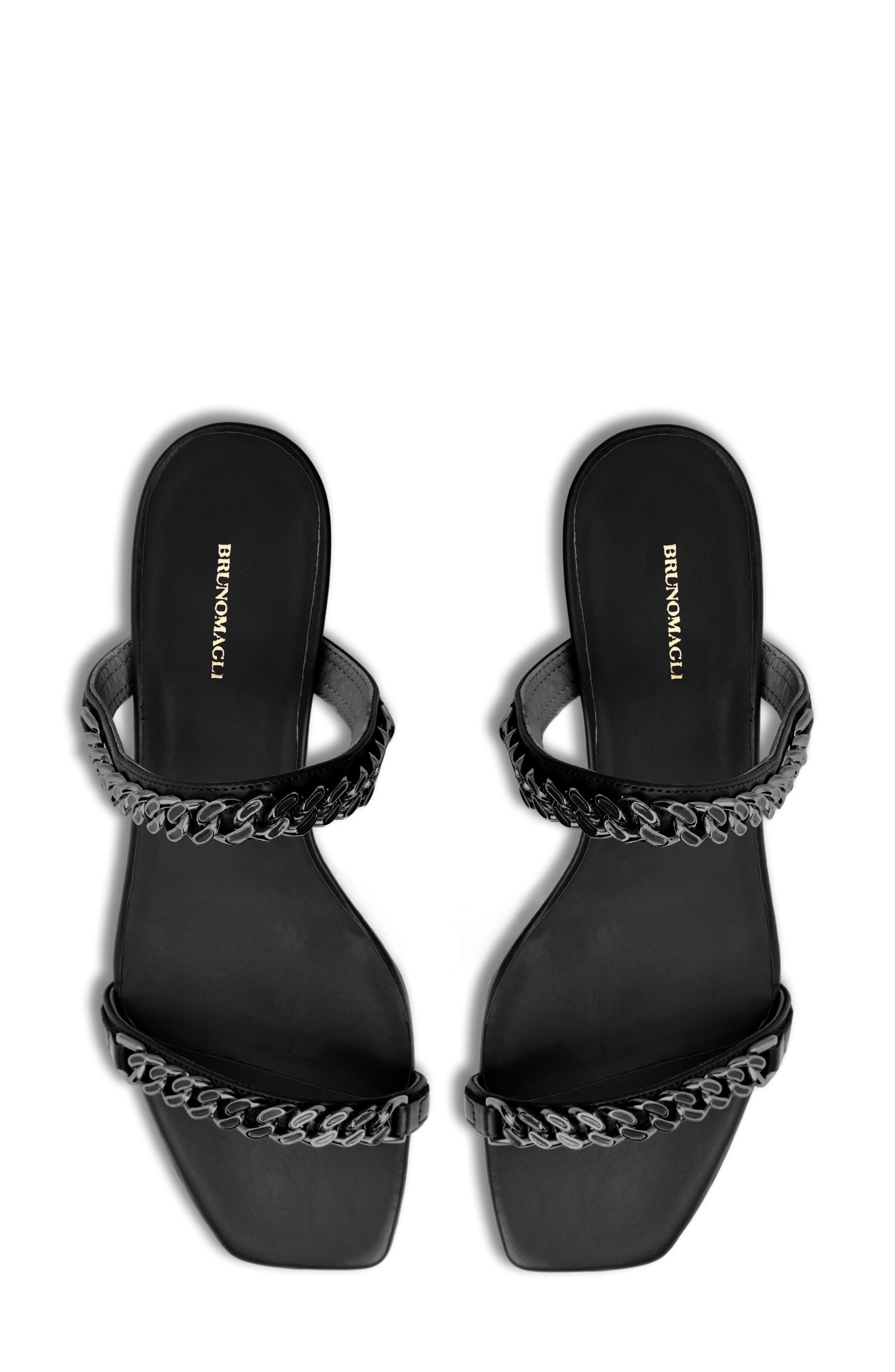 Bruno Magli Elisa Slide Sandal, Alternate, color, Black Nappa