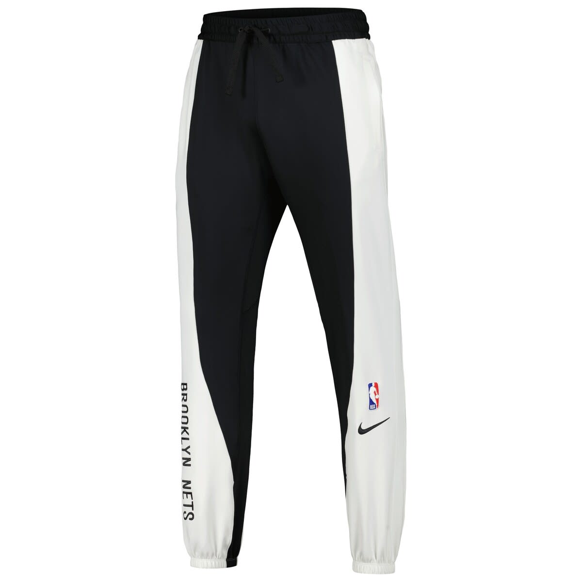 Men's Nike Black/White Brooklyn Nets 2023/24 Authentic Showtime Pants - image 2