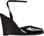 BLACK SUEDE STUDIO Idetta 100 Wedge  Sandal