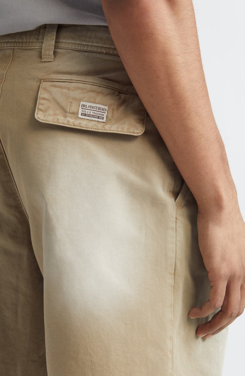ERL Gender Inclusive Chino Shorts, Alternate, color, Beige