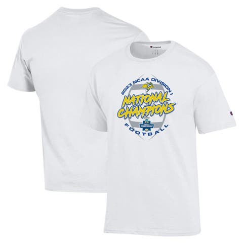 Men's Champion  White South Dakota State Jackrabbits 2023 FCS Football National Champions Locker Room T-Shirt