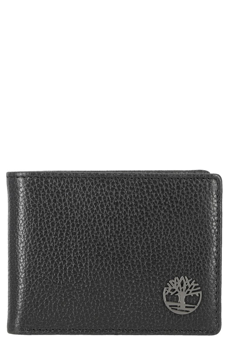 Timberland Meteor Leather Bifold Wallet, Main, color, 
