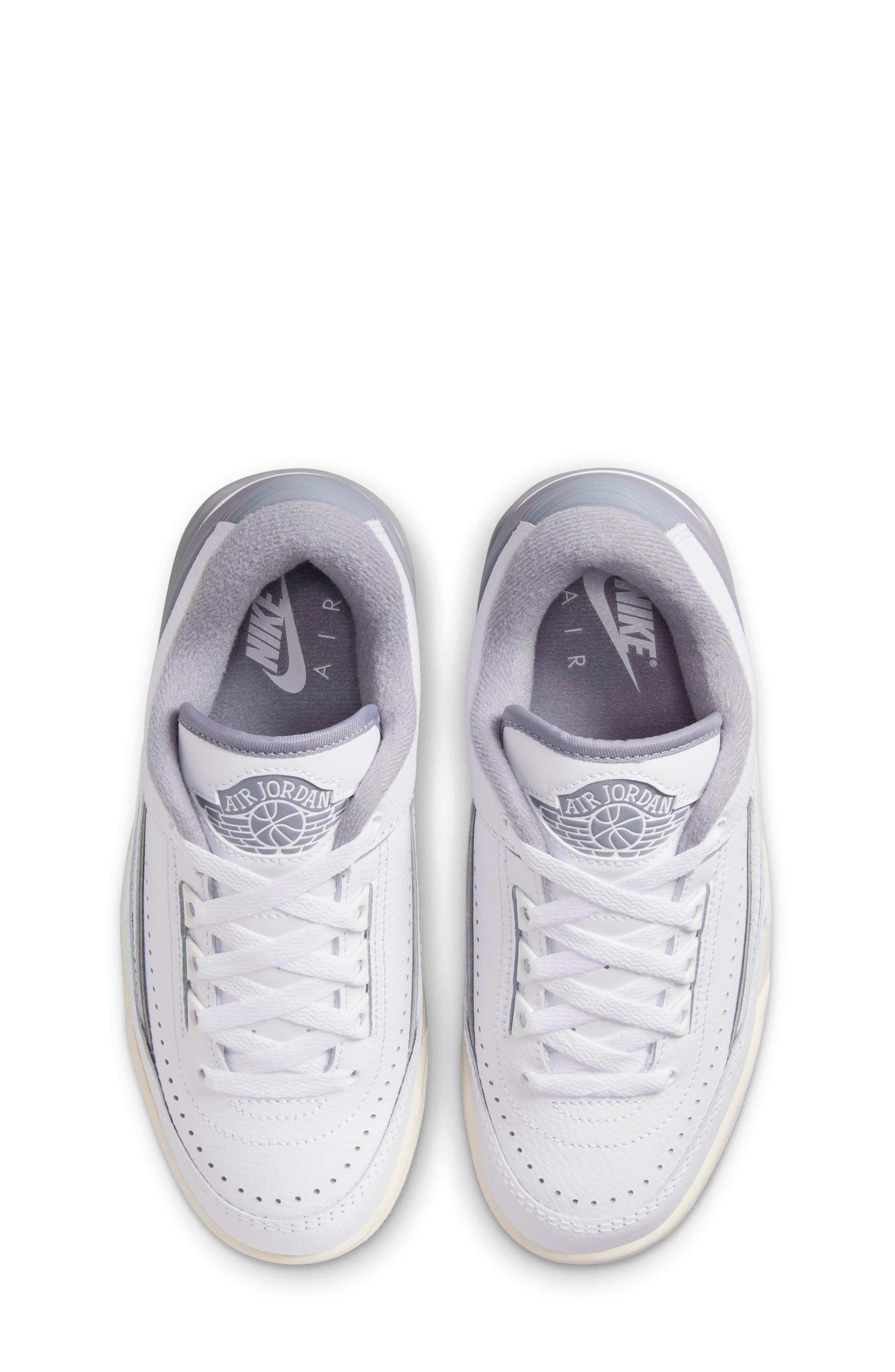 Nike Kids' Jordan 2/3 Sneaker, Alternate, color, 101 White/Sail/Cement Grey