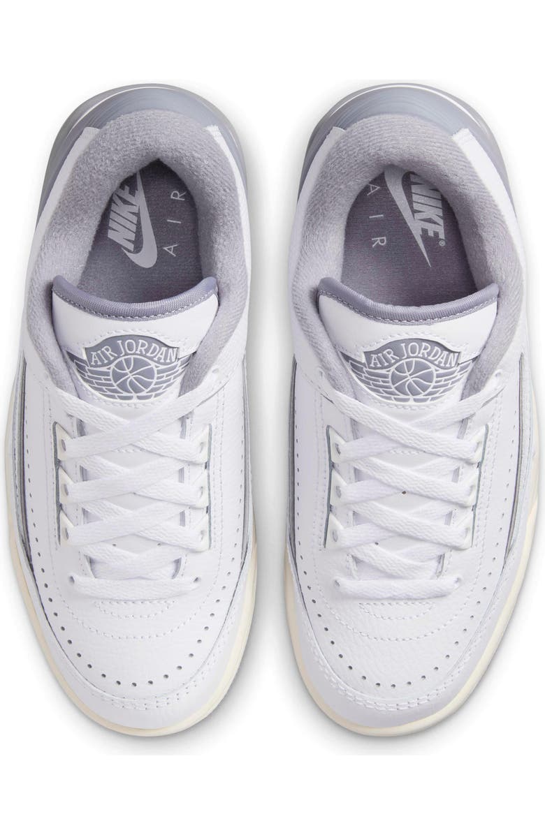 Nike Kids' Jordan 2/3 Sneaker, Alternate, color, 101 White/Sail/Cement Grey
