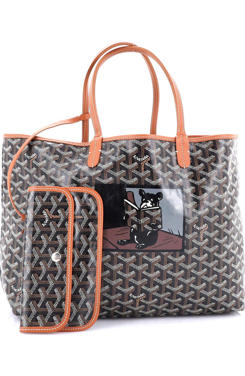 Pre-Owned Goyard Saint Louis Tote Printed Coated Canvas PM, Alternate, color,