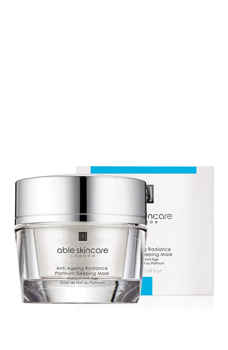 ABLE SKINCARE Anti-Ageing Radiance Platinum Sleeping Mask, Main, color, 