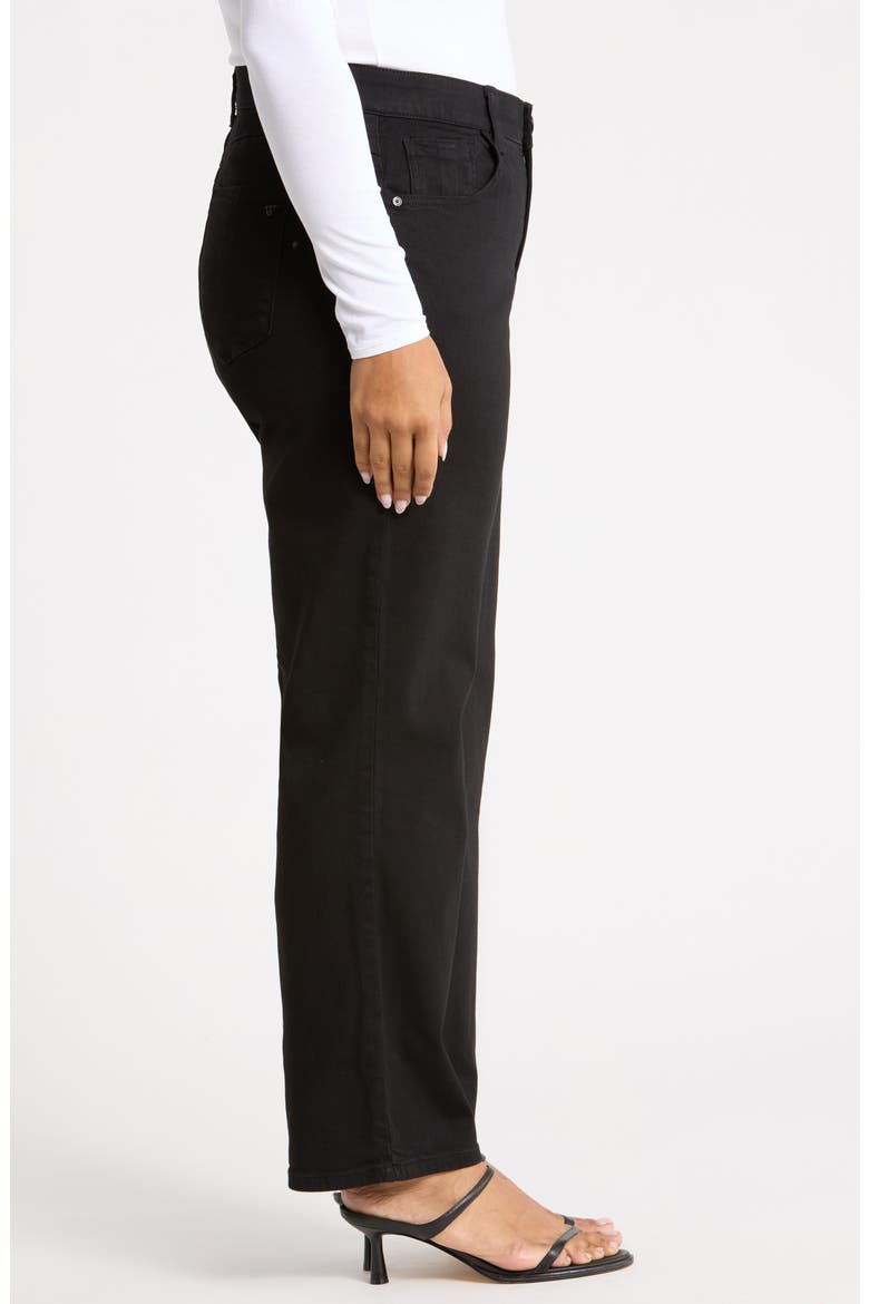 Sawyer Straight Leg Jeans, Alternate, color, BLACK