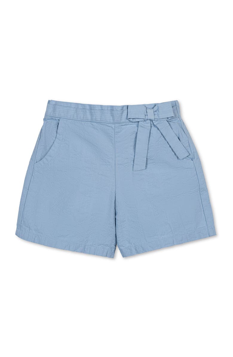 Hope & Henry Kids' Organic Seersucker Pull-On Short, Main, color, Bluebell