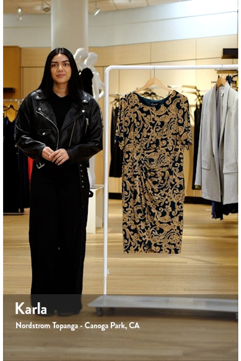Paisley Faux Wrap Dress video