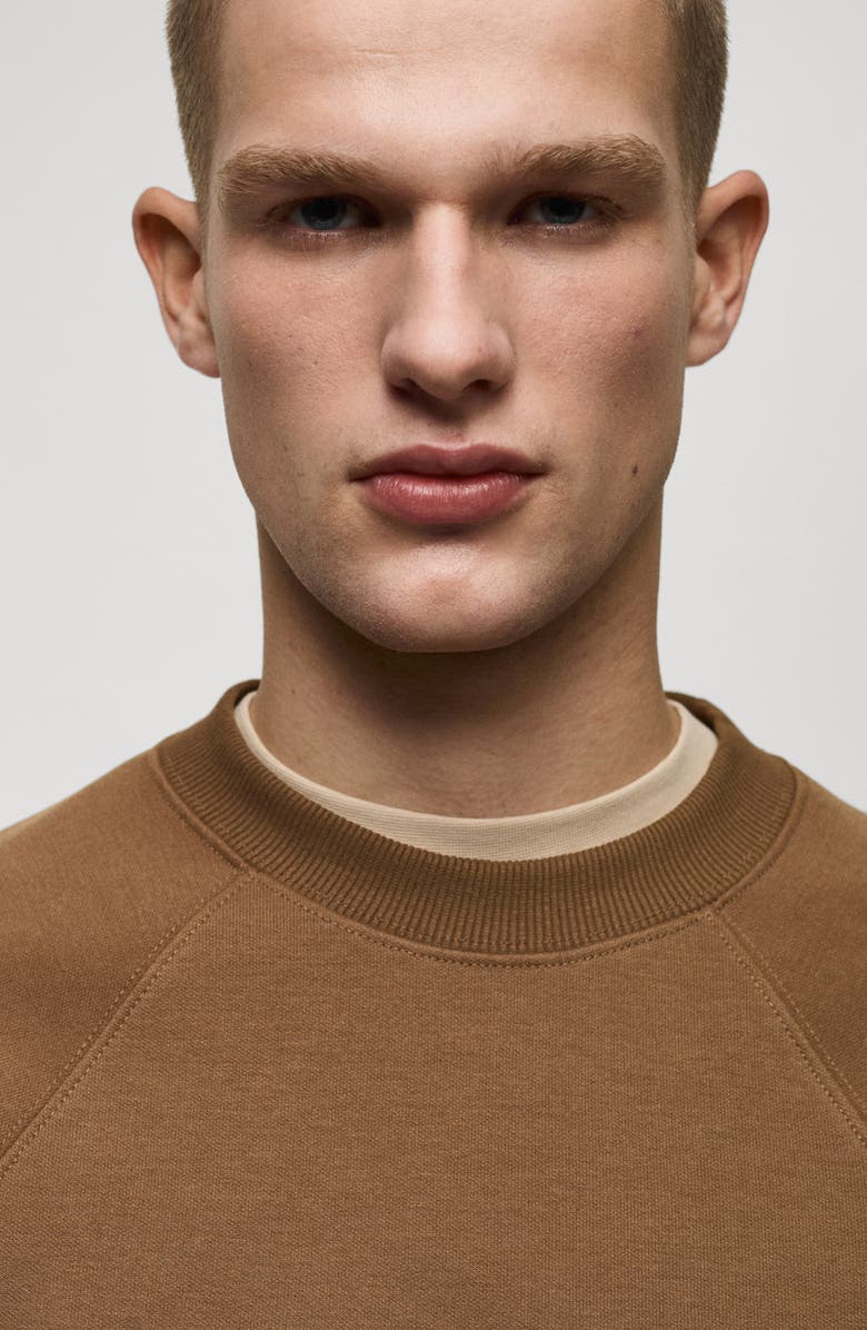 MANGO Relaxed Fit Crewneck Sweatshirt, Alternate, color,