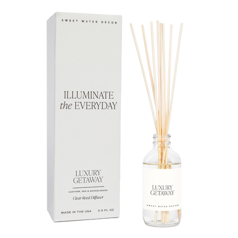 Clear Glass Reed Diffuser - Spa Scents