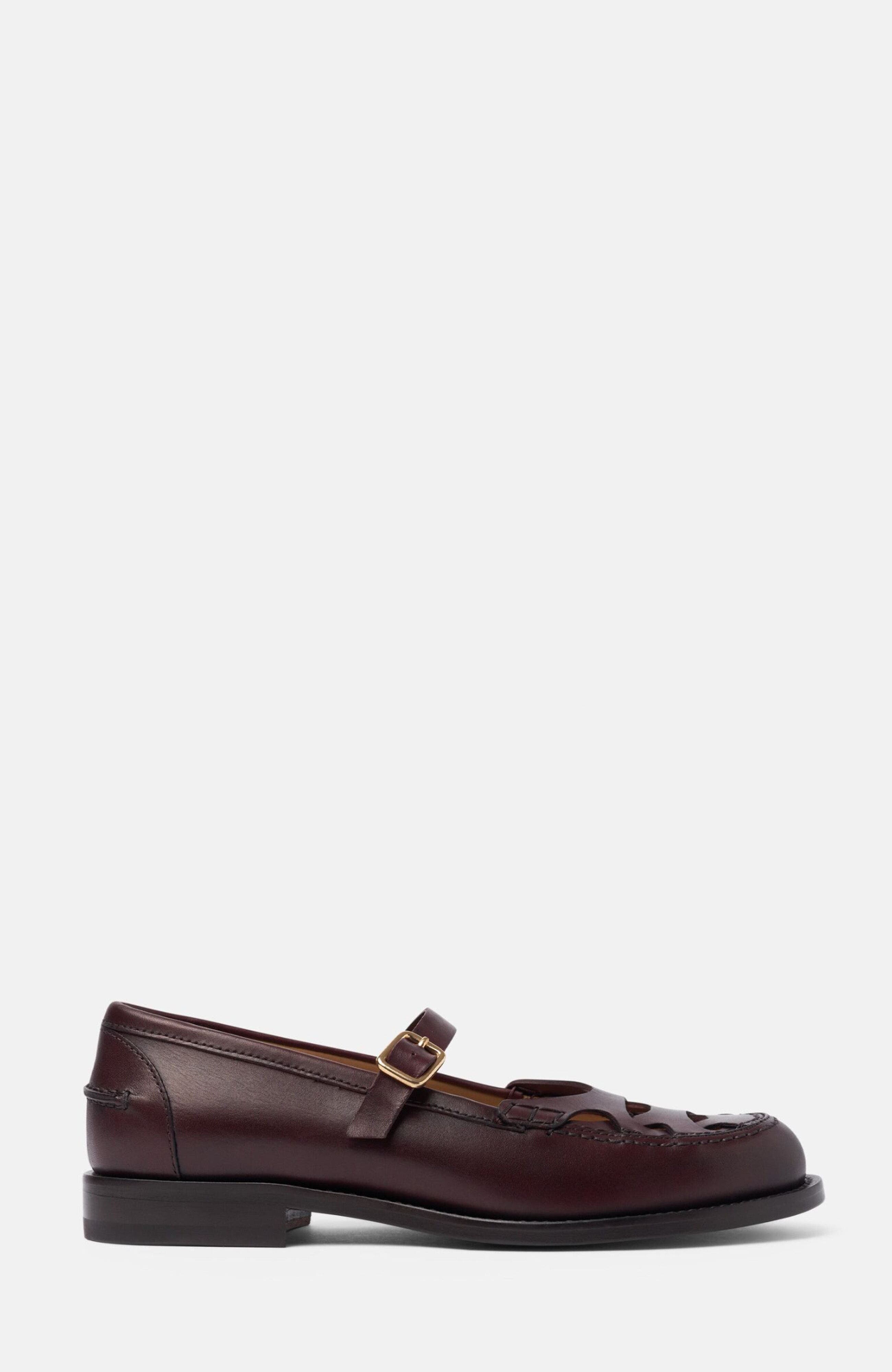 Minni Loafers, Alternate, color, Burgundy - Calf