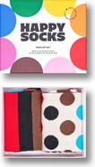 Happy Socks Assorted 2-Pack Stripe & Dot Pride Socks Gift Box