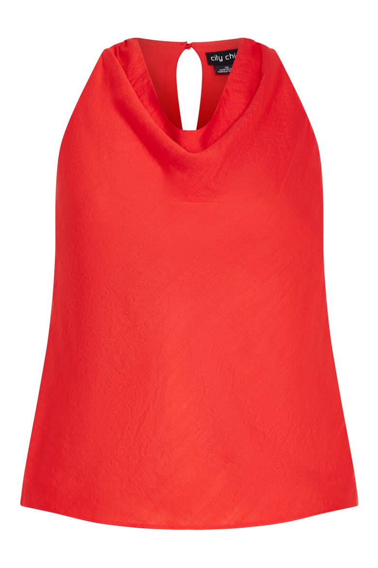 Paloma Sleevless Top, Alternate, color, RED