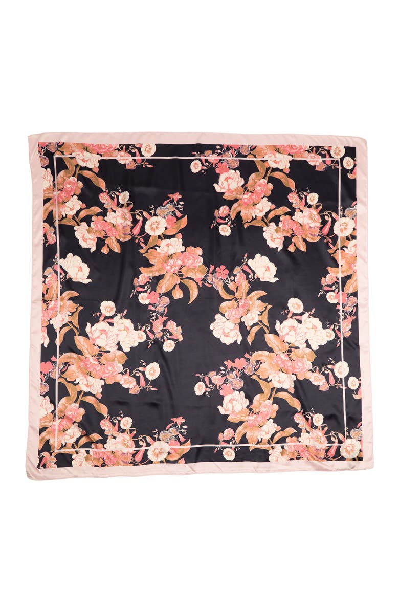 NORDSTROM RACK Floral Square Scarf, Alternate, color, 
