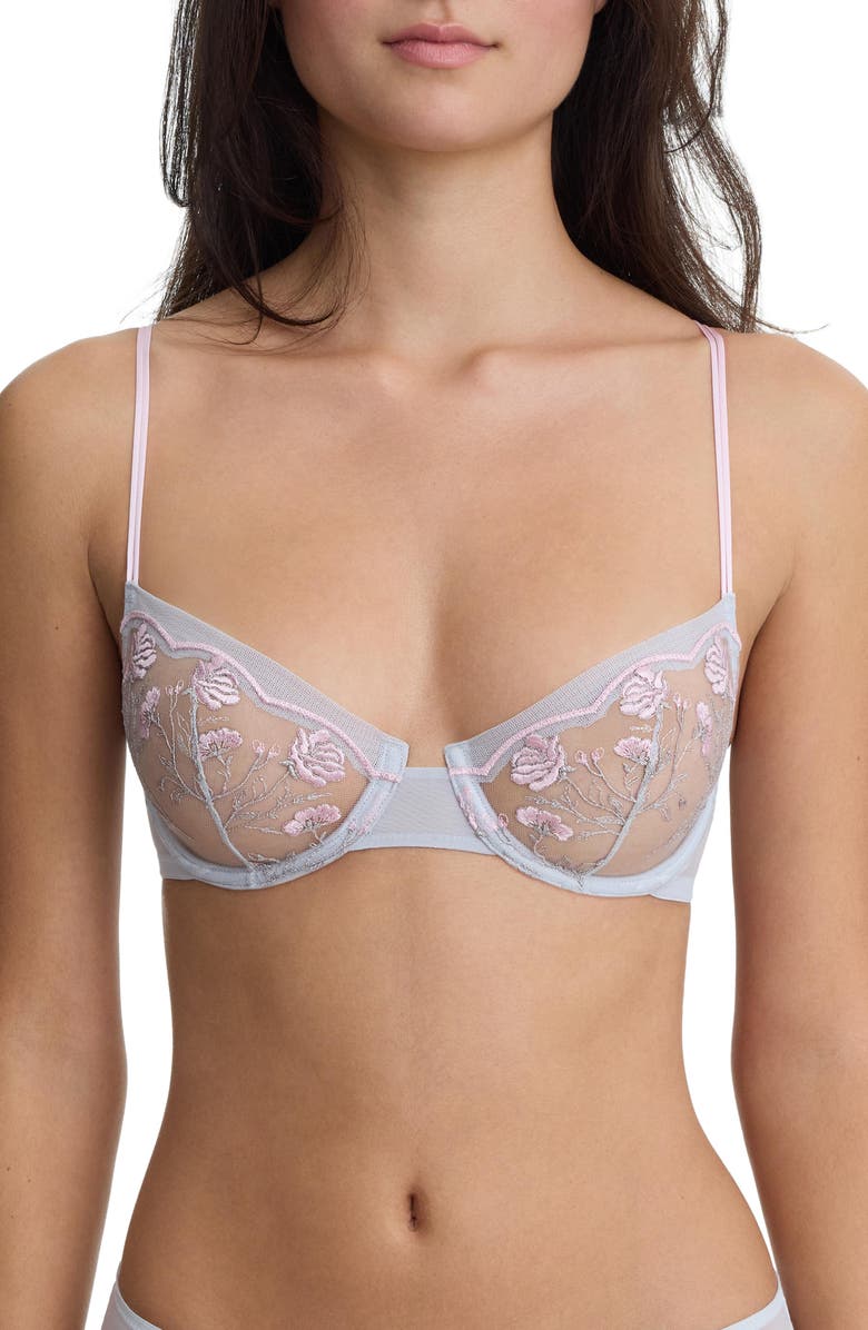 Skarlett Blue Enamoured Balconette Underwire Bra, Alternate, color, Dusty Shimmer