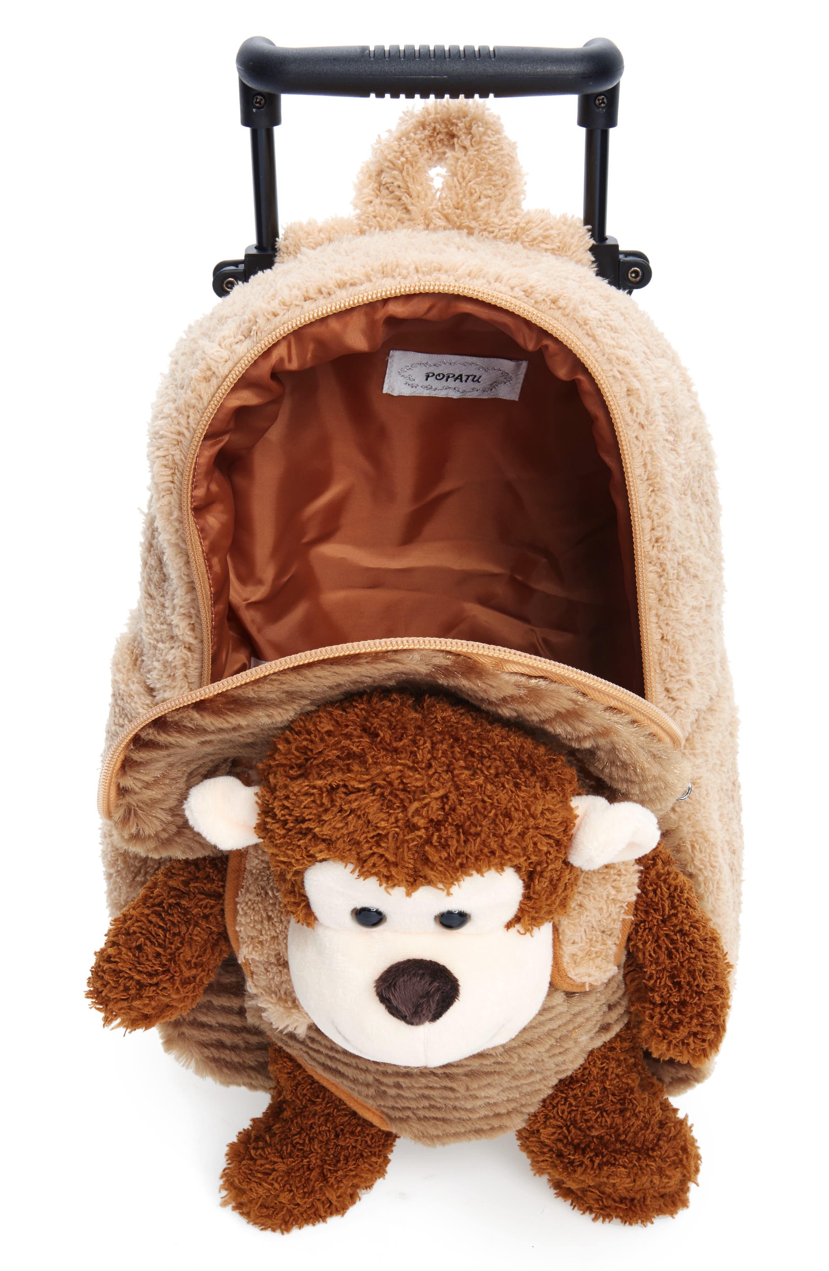Popatu Trolley Rolling Backpack Set, Alternate, color, 