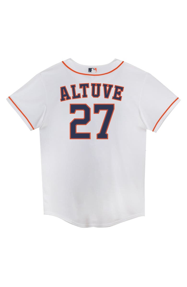 Nike Preschool Nike Jose Altuve White Houston Astros Home Replica 2.0 Player Jersey, Alternate, color, White