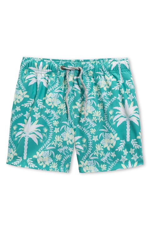 Kids' Palm Print Swim Trunks (Little Kid & Big Kid)