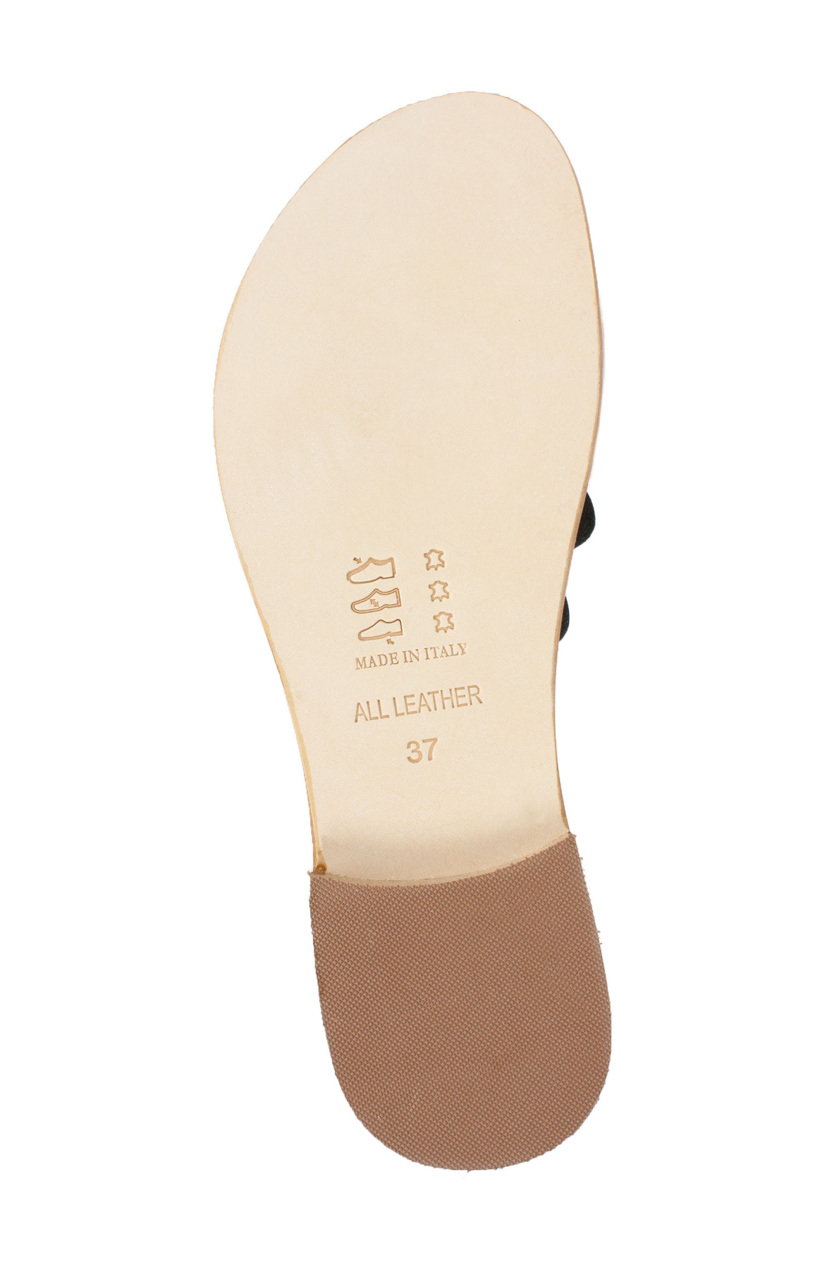 Edlyn Thong Sandal, Alternate, color, SILVER LEATHER