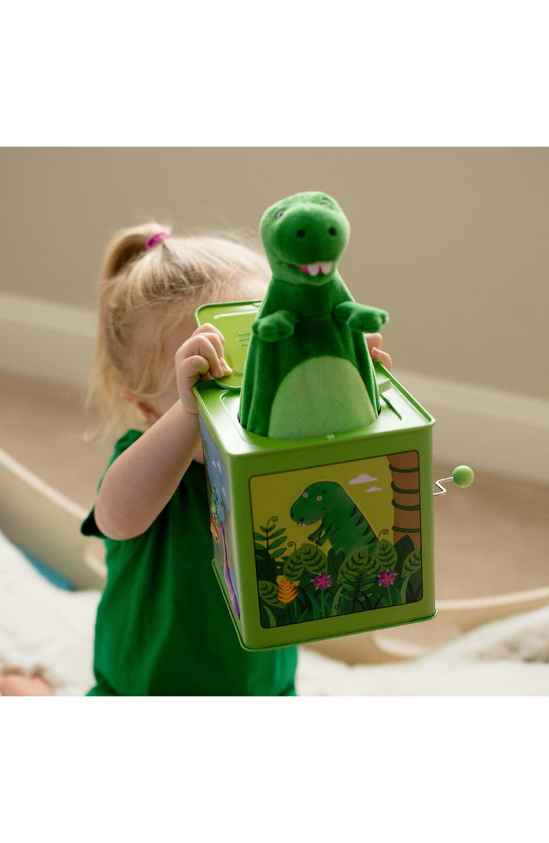 Jack Rabbit Creations Dinosaur Jack in The Box, Alternate, color, Multicolored