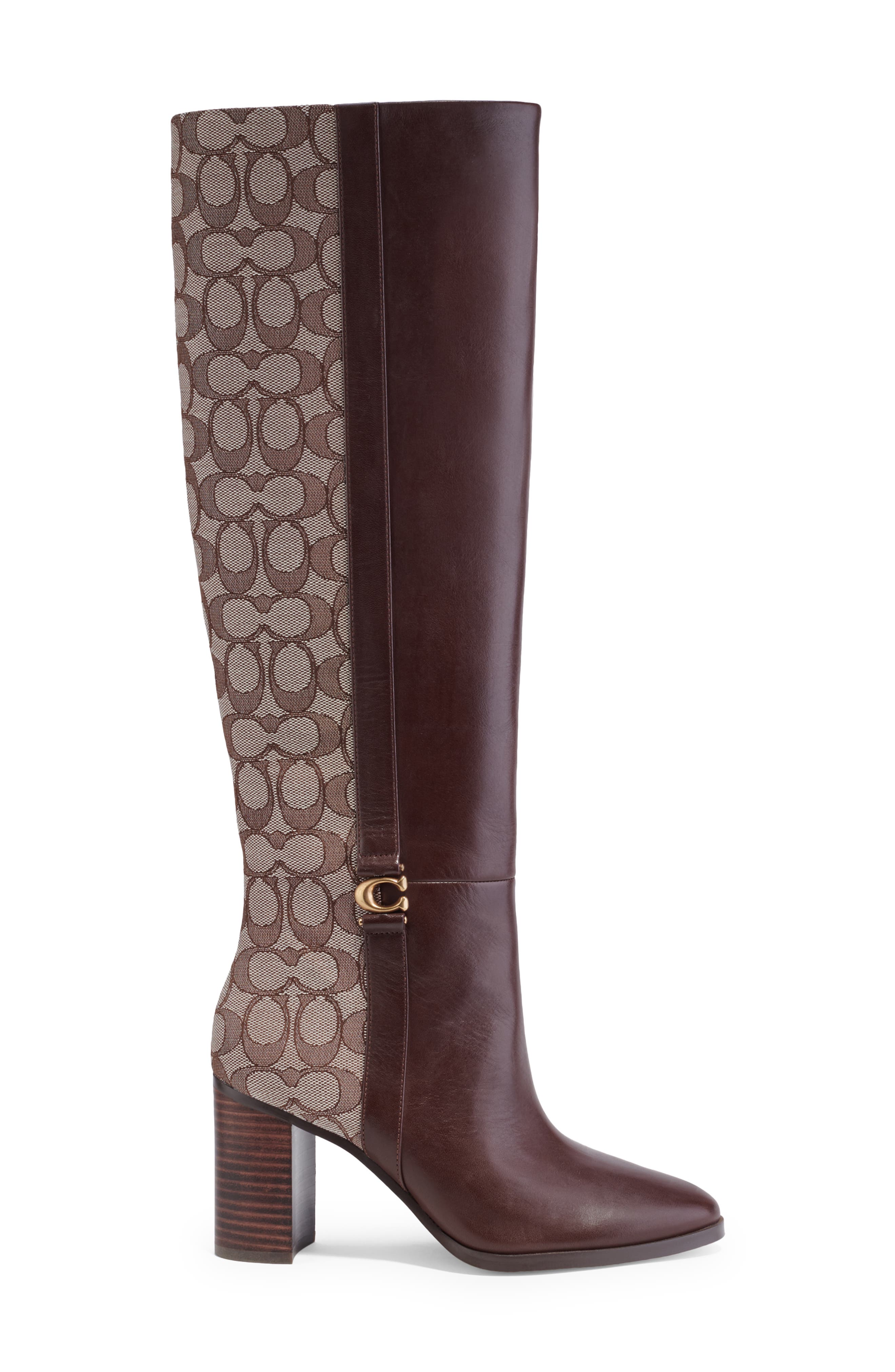 COACH Ollie Knee High Boot, Alternate, color, 