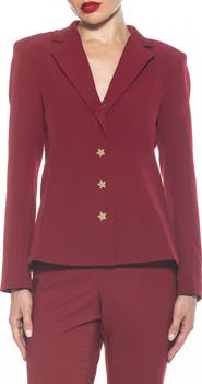 Alexia Admor Gwen Jacket Star Button Blazer
