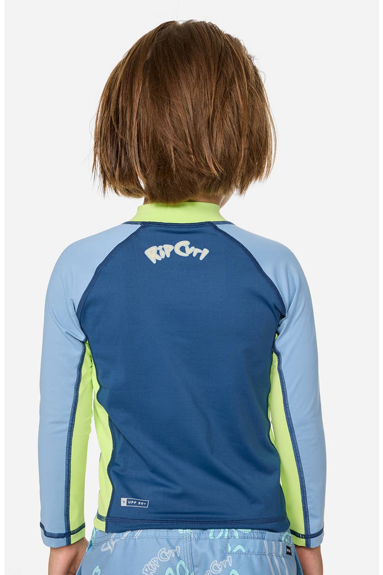 Kids' Ride the Wave Long Sleeve Rashguard, Alternate, color, LIGHT NAVY