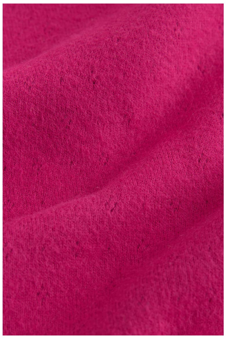 Kids' Long Sleeve Cotton Pointelle Top, Alternate, color, PINK