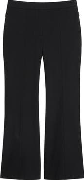 Theory Pintuck Cotton Blend Kick Flare Pants