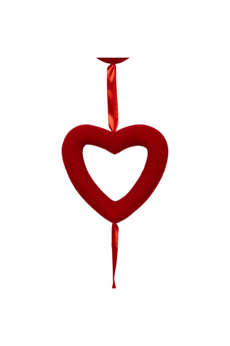 Heart Trio Valentine's Day Wall Decoration - 34" - Red, Alternate, color, Red