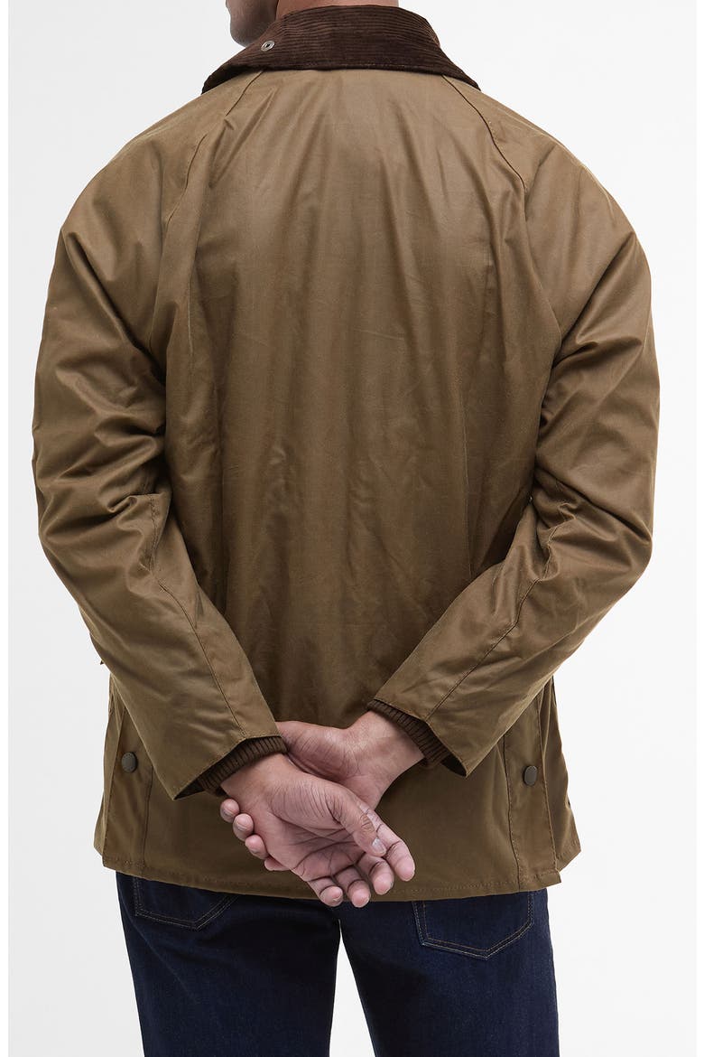 Bedale Water Resistant Waxed Cotton Jacket, Alternate, color, BARK